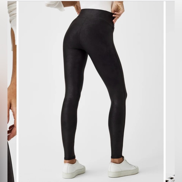SPANX - Faux Leather Leggings - Picture 3 of 6